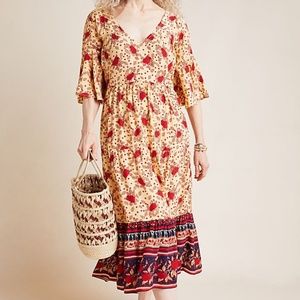 Faithful “Meliá” midi dress by Anthropologie